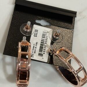 Rose gold Guess earrings